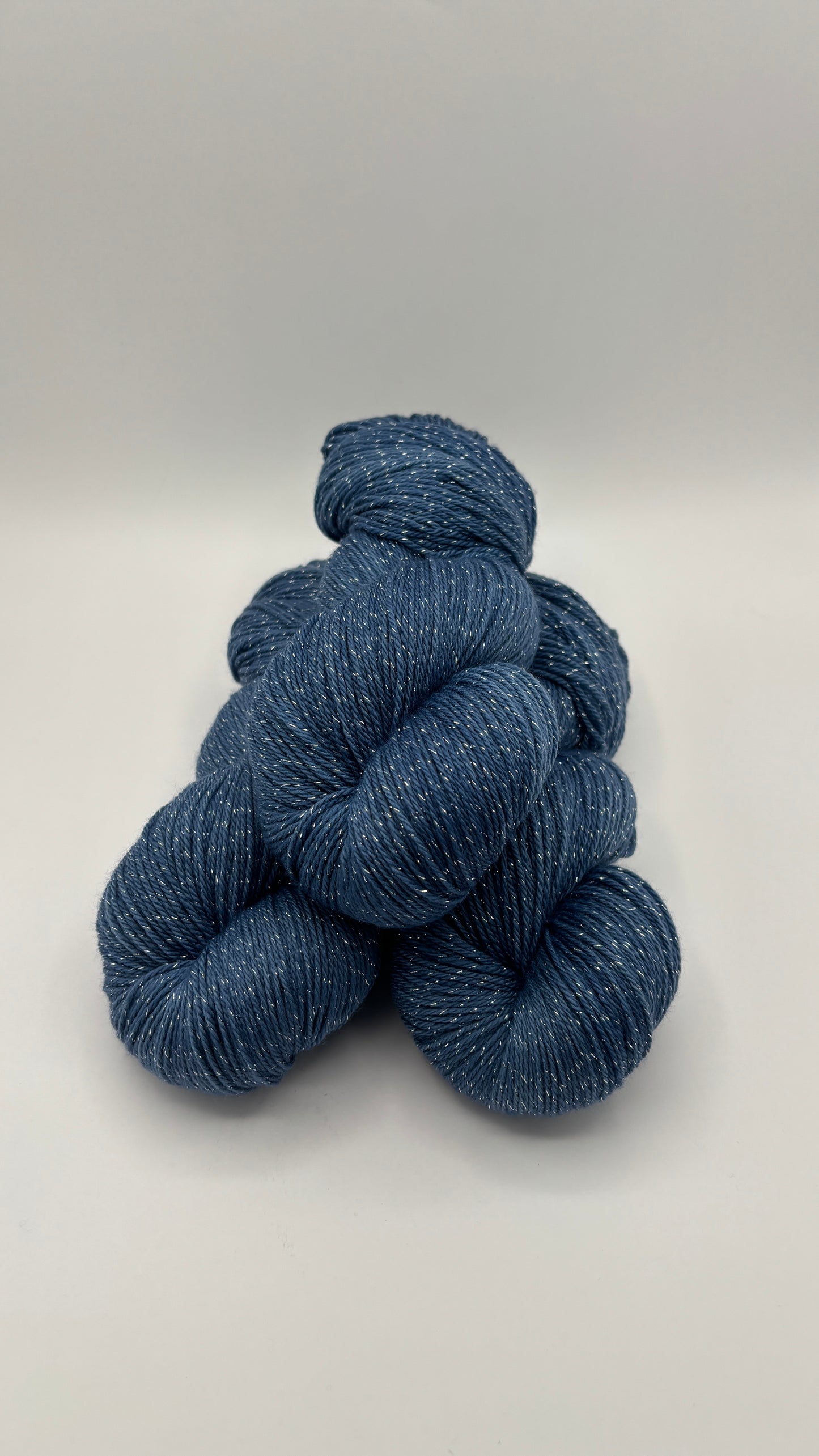 Blue Jeans- Merino Lurex Fingering