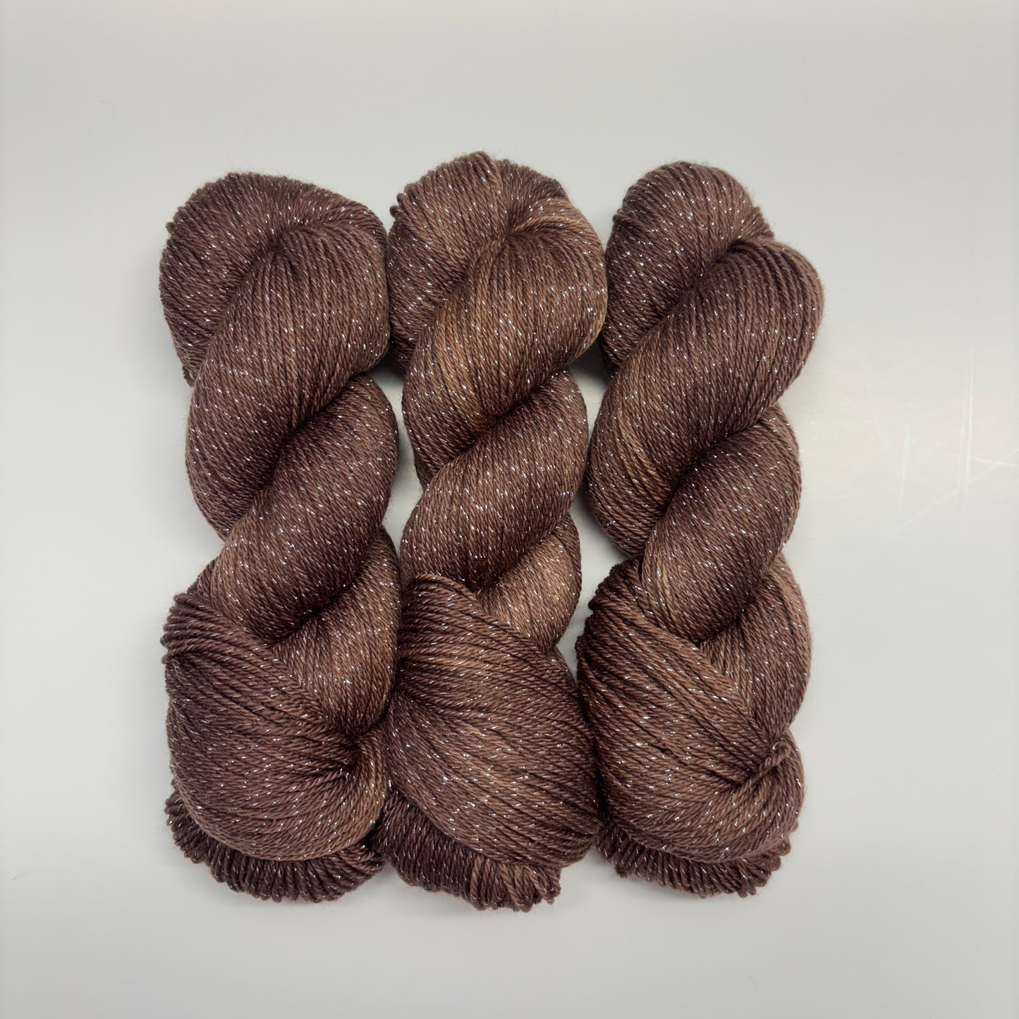 Chocolate - Merino Lurex Fingering