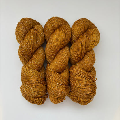 Caramel - Merino Lurex Fingering