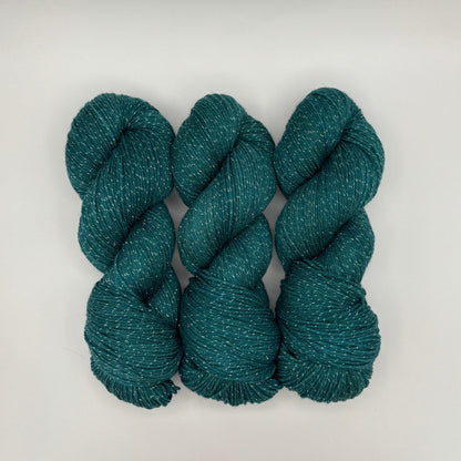 Pine - Merino Lurex Fingering