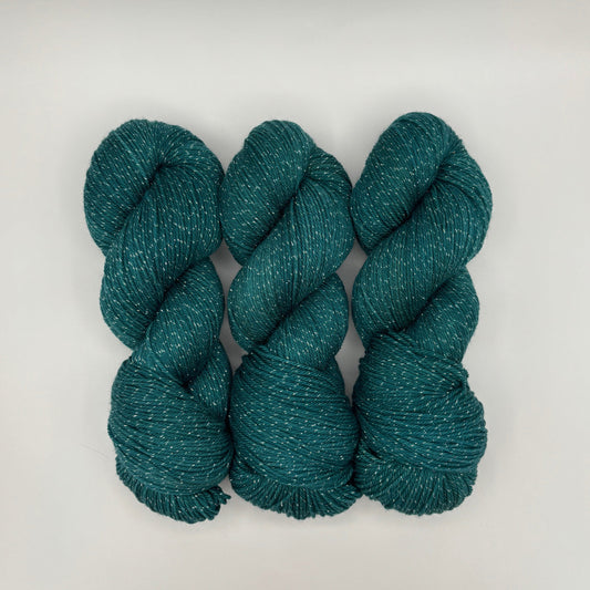Pine - Merino Lurex Fingering