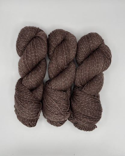Chocolate - Merino Lurex Fingering