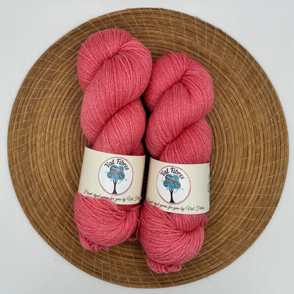 Neon Flamingo - Merino Lurex Fingering