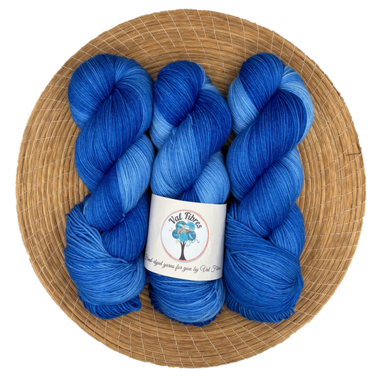 Tonal Blue - Merino Fingering