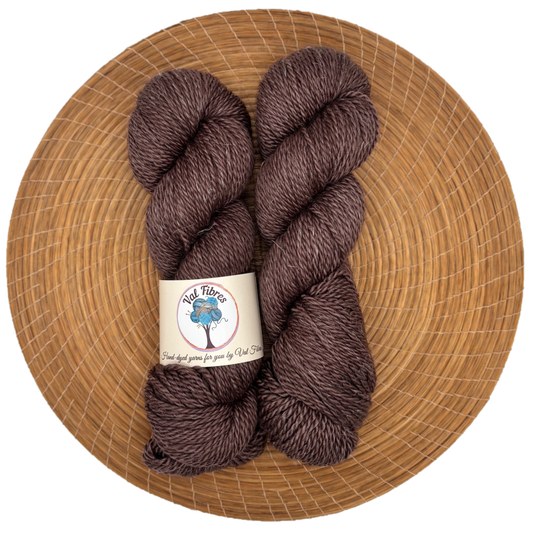 Chocolate - Merino Linen Aran