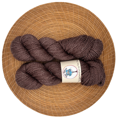 Chocolate - Merino Linen Aran