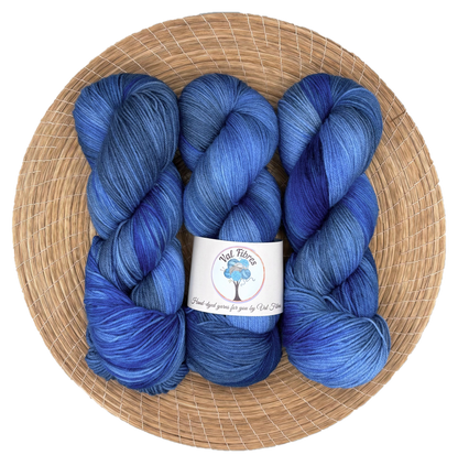 Shades of Blue - Merino Fingering