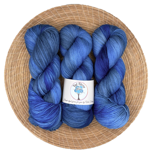 Shades of Blue - Merino Fingering